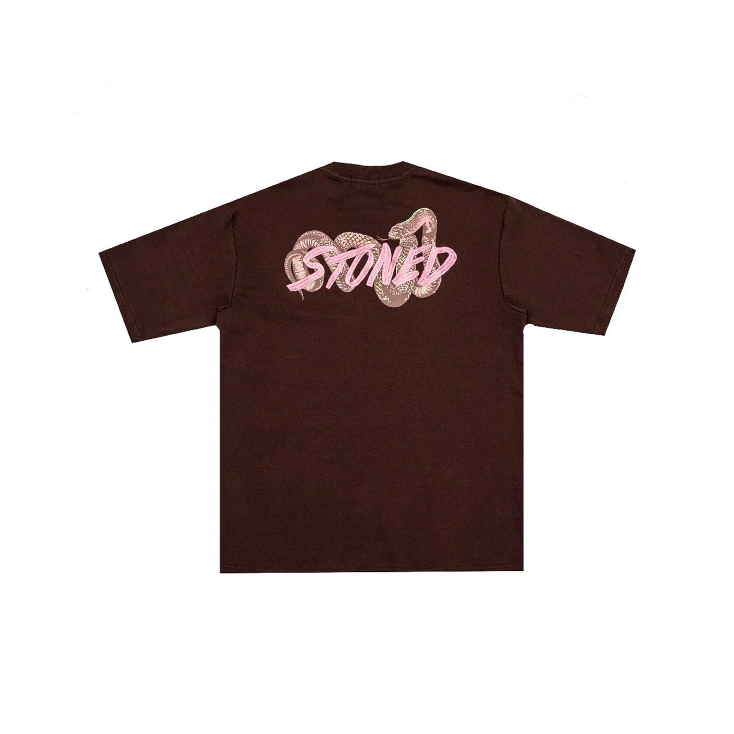 Stoned & Co ® Mystic: Genetic Snake Tee Brown (SS25)