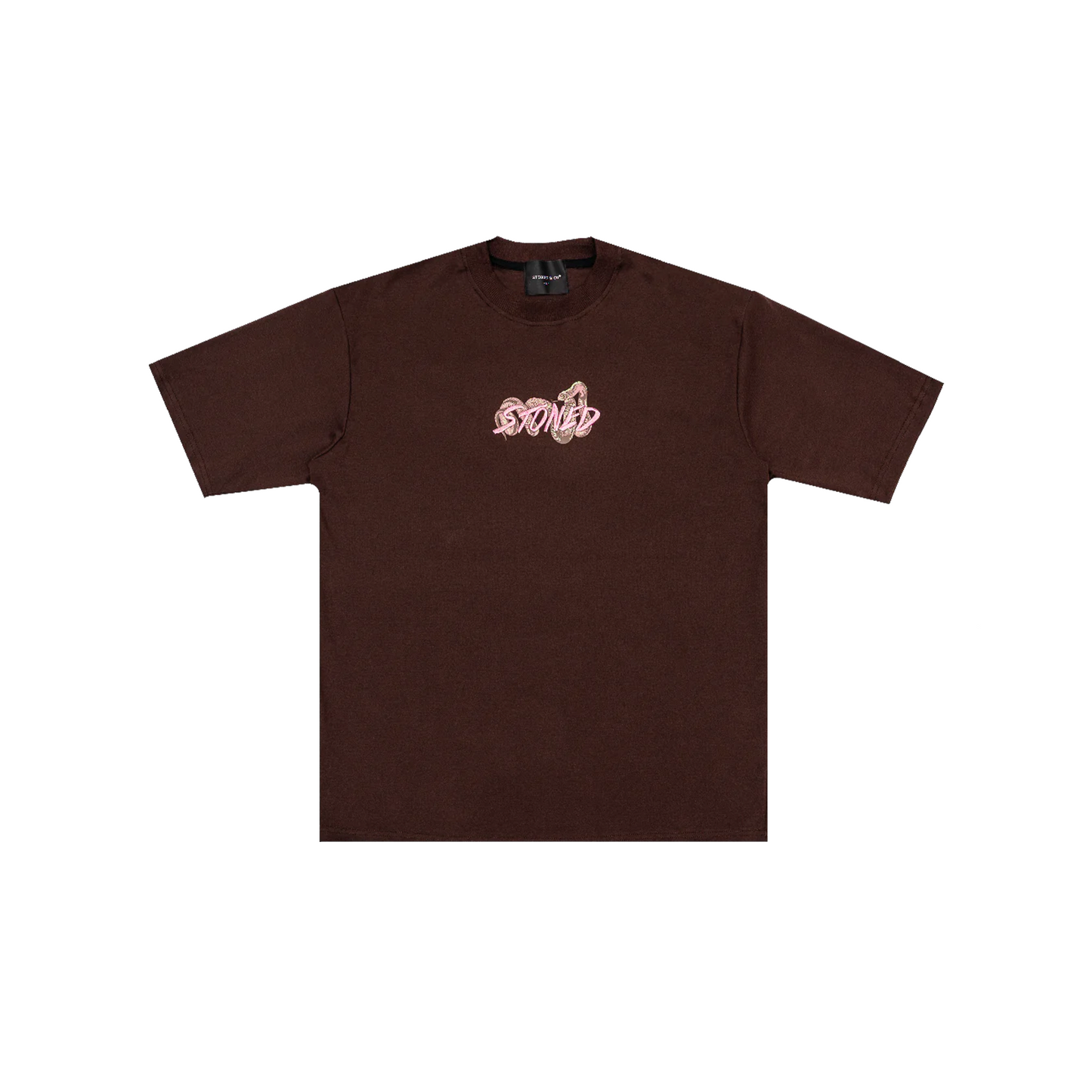 Stoned & Co ® Mystic: Genetic Snake Tee Brown (SS25)