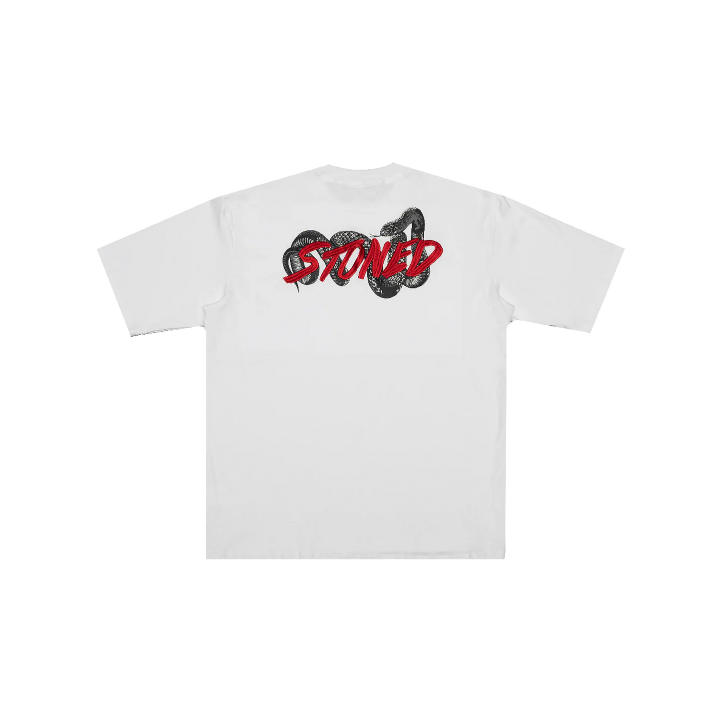 Stoned & Co ® Mystic: Genetic Snake Tee White (SS25)