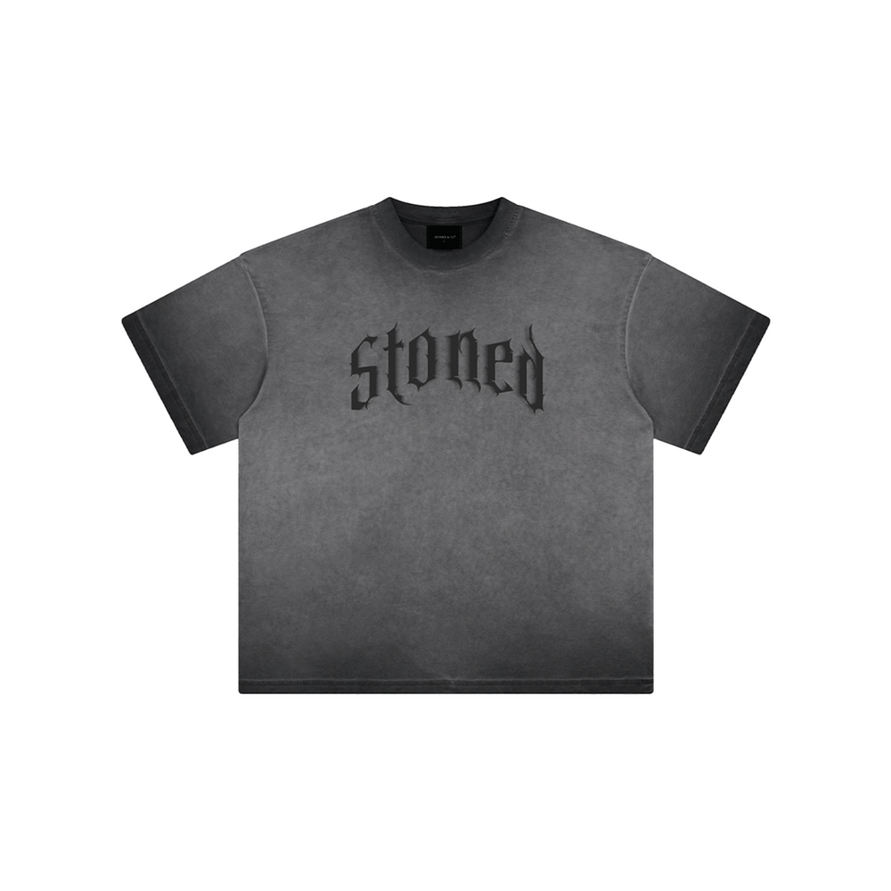 Stoned & Co ® Stoned Euphoria : Washed Tee Black (SS24)