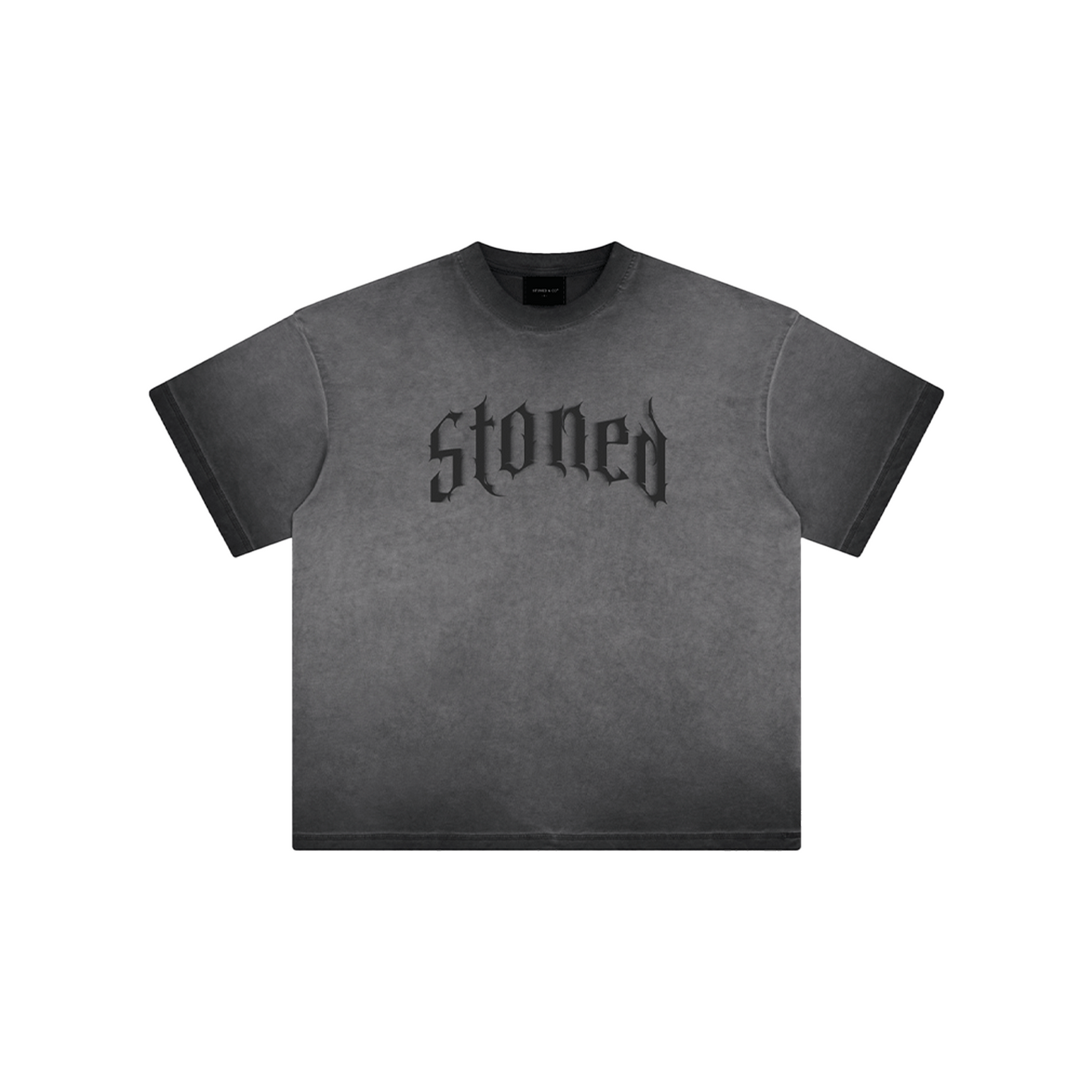 Stoned & Co ® Stoned Euphoria : Washed Tee Black (SS24)
