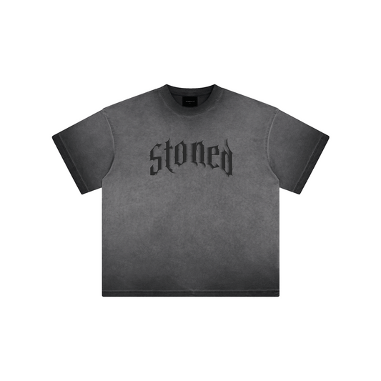 Stoned & Co ® Stoned Euphoria: Washed Tee Black (SS24)