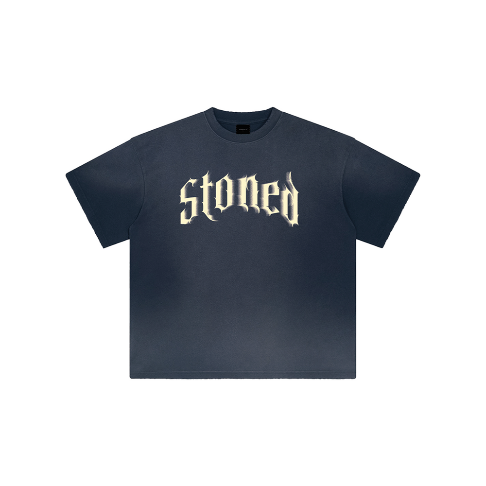 Stoned & Co ® Stoned Euphoria : Washed Tee Blue (SS24)