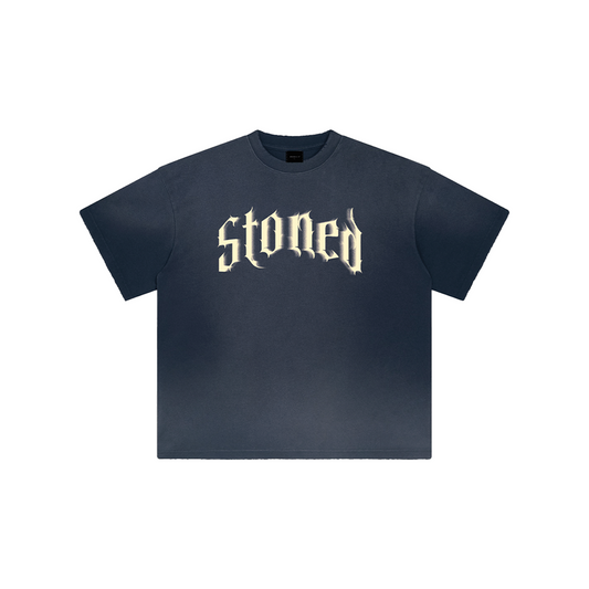 Stoned & Co ® Stoned Euphoria: Washed Tee Blue (SS24)