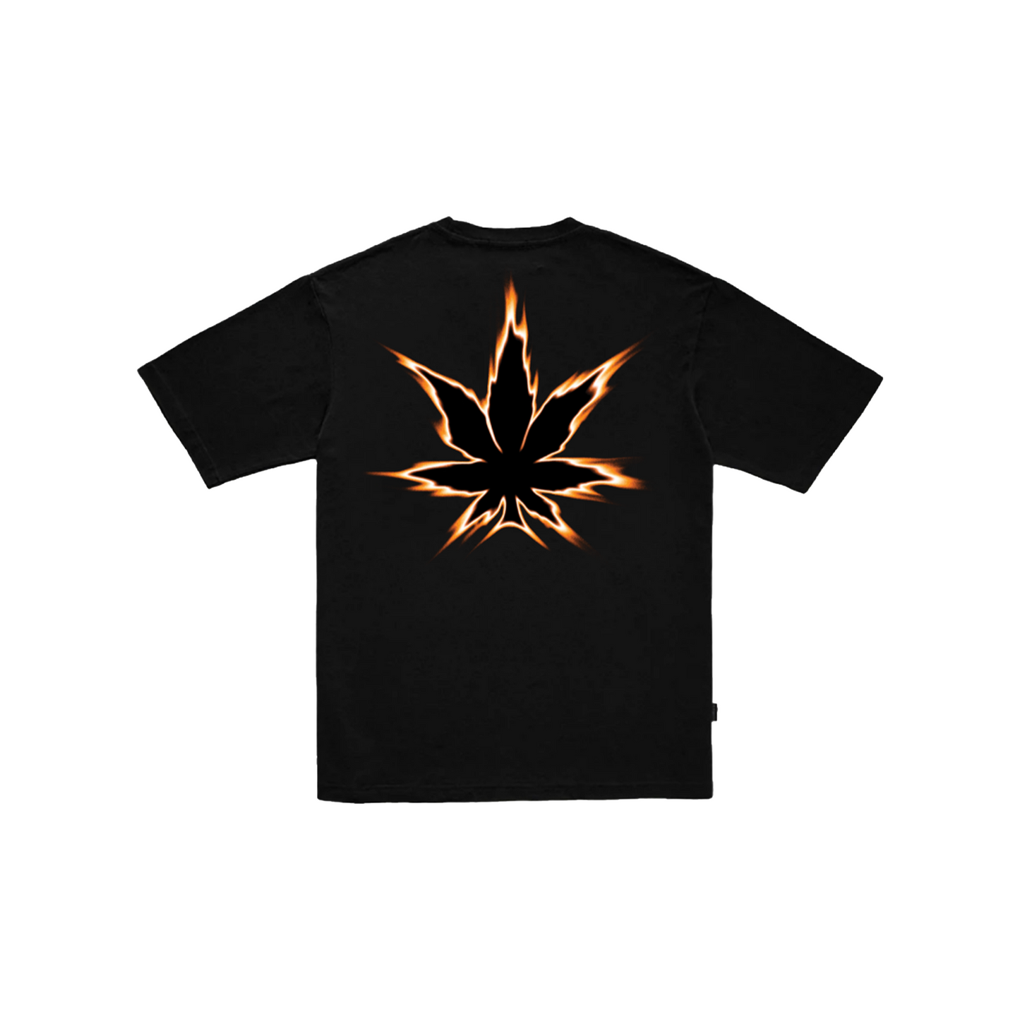 Stoned & Co ® Stoned Retro: Flame Tee Black (SS24)