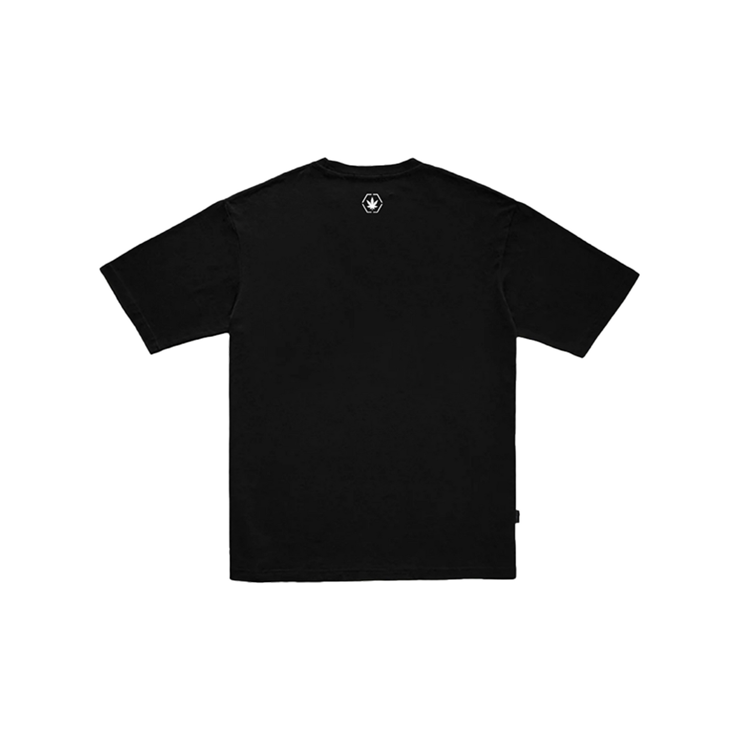 Stoned & Co ® Stoned Retro : Jet Black Varsity Logo Tee Black (SS24)