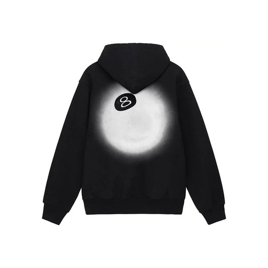 Stussy 8 Ball Fade Hoodie Black (FW22)