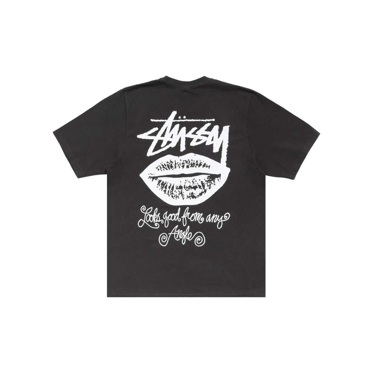 Stüssy Any Angle Pigment Dyed Tee Faded Black (SS26)