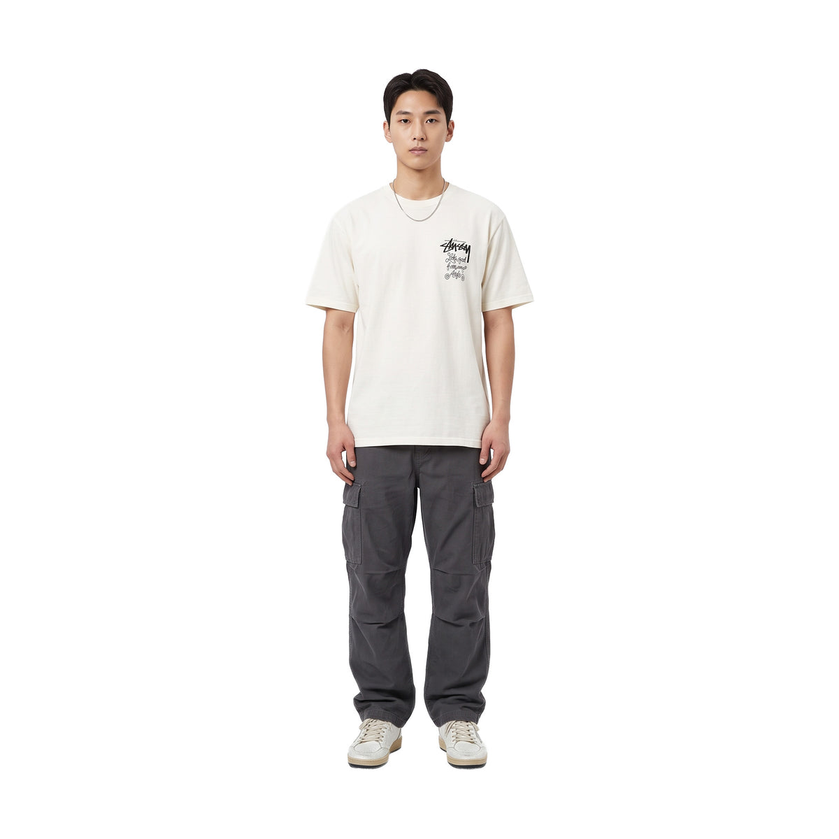 Stüssy Any Angle Pigment Dyed Tee Natural (SS26)