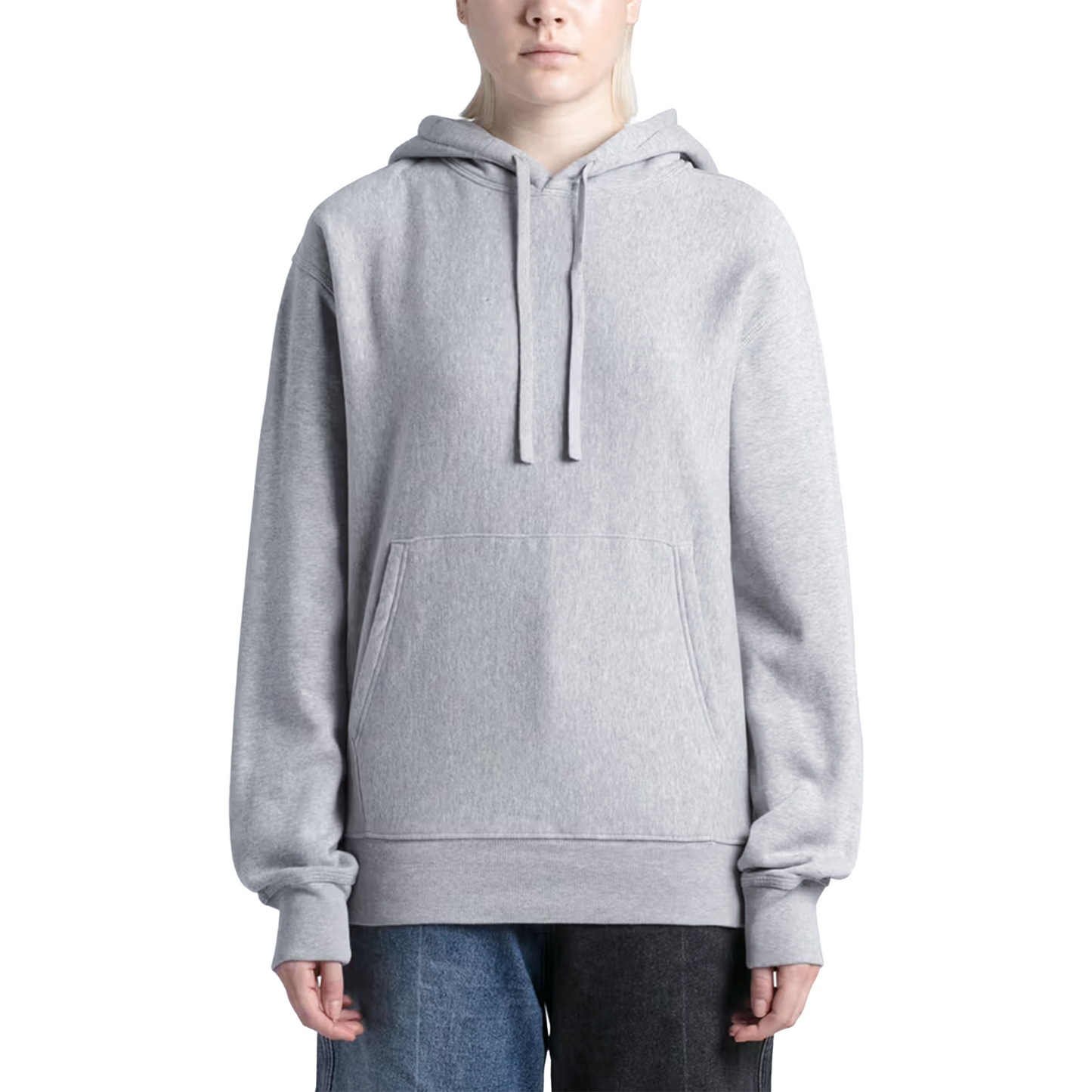 Stussy Back Hood Appliqué Hoodie Ash Heather (SS22)