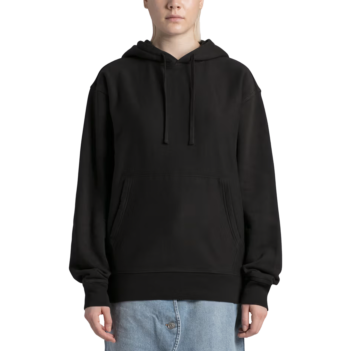 Stussy Back Hood Appliqué Hoodie Black (SS22)