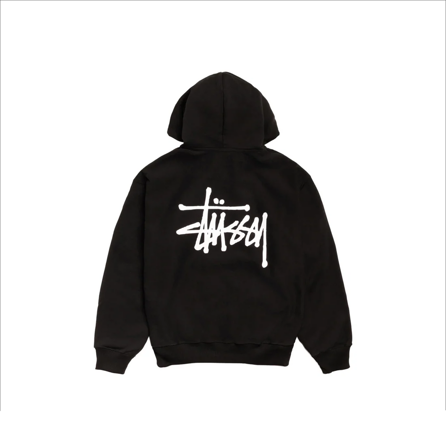 Stüssy Basic Zip-Up Hoodie Black (SS23)