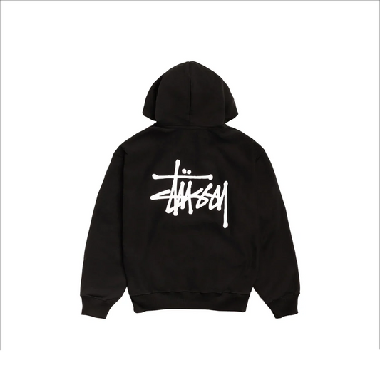 Stüssy Basic Zip-Up Hoodie Black (SS23)