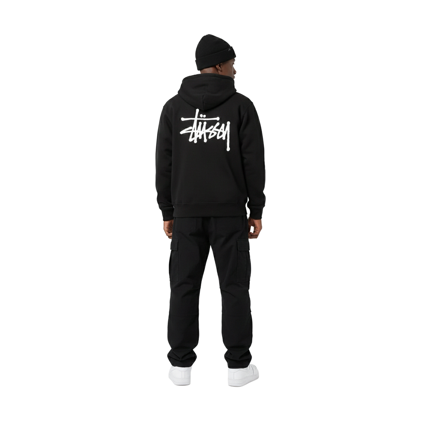 Stüssy Basic Zip-Up Hoodie Black (SS23)