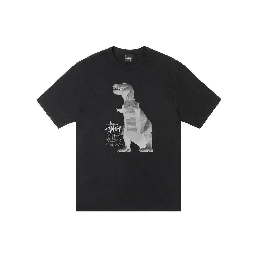 Stüssy Big & Meaty Pigment Dyed Tee Black (SS25)
