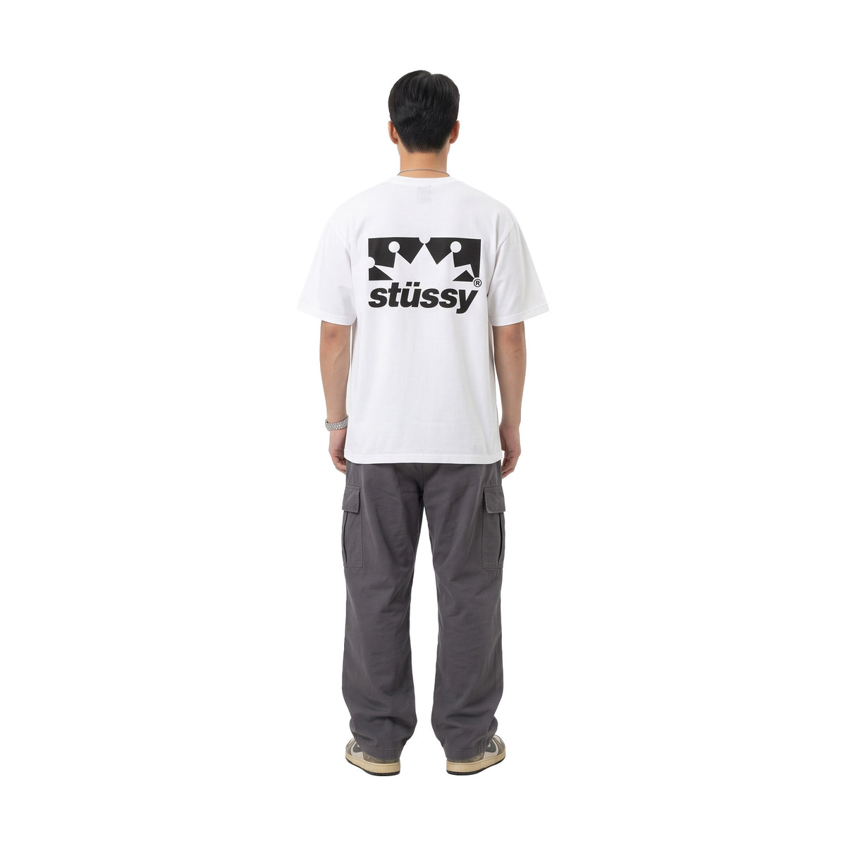 Stüssy Box Crown Tee White (SS26)