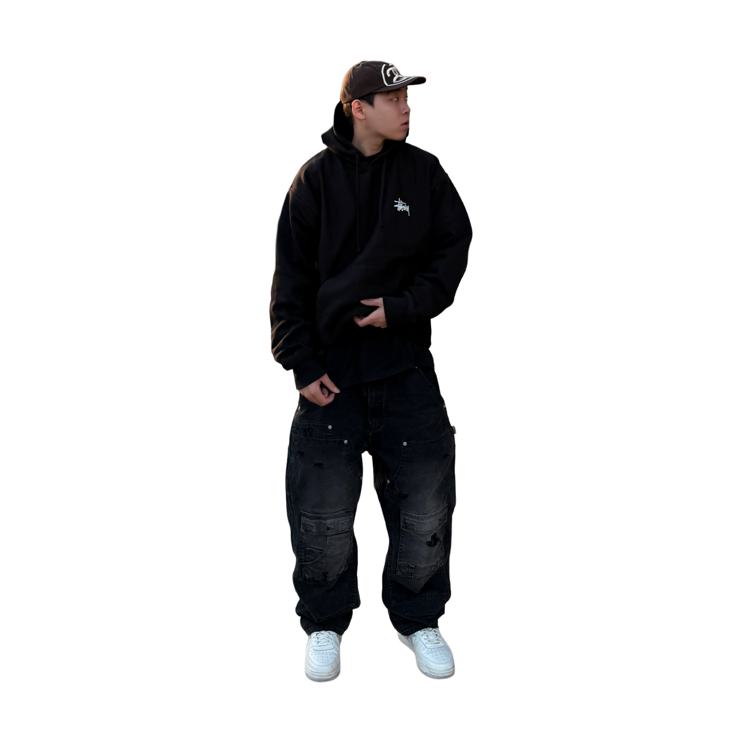 Stussy Built In USA Hoodie Black (FW24)
