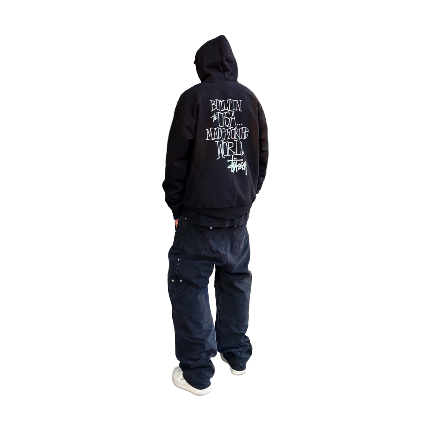 Stussy Built In USA Hoodie Black (FW24)