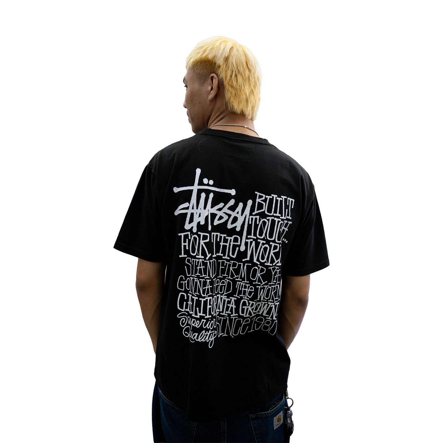 Stussy California Grown Pig. Dyed Tee Black (FW24)