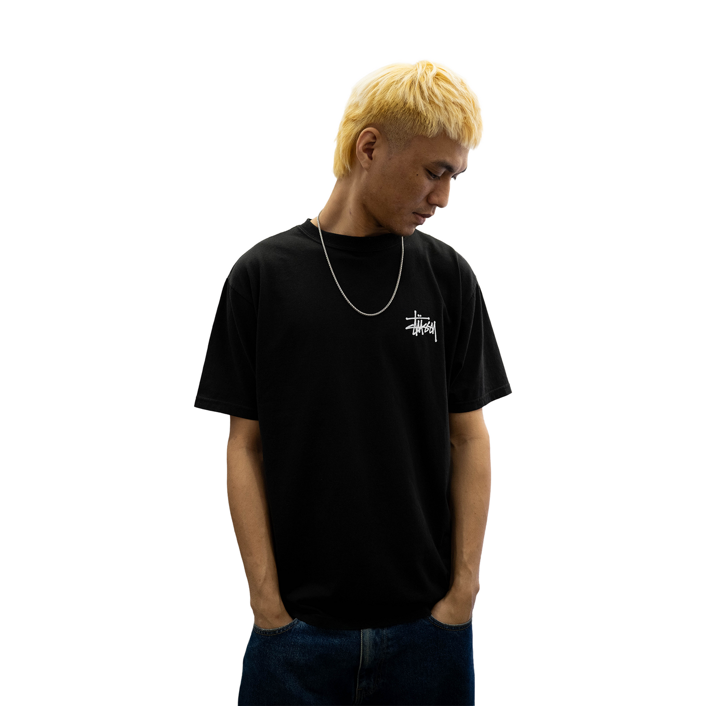 Stussy California Grown Pig. Dyed Tee Black (FW24)