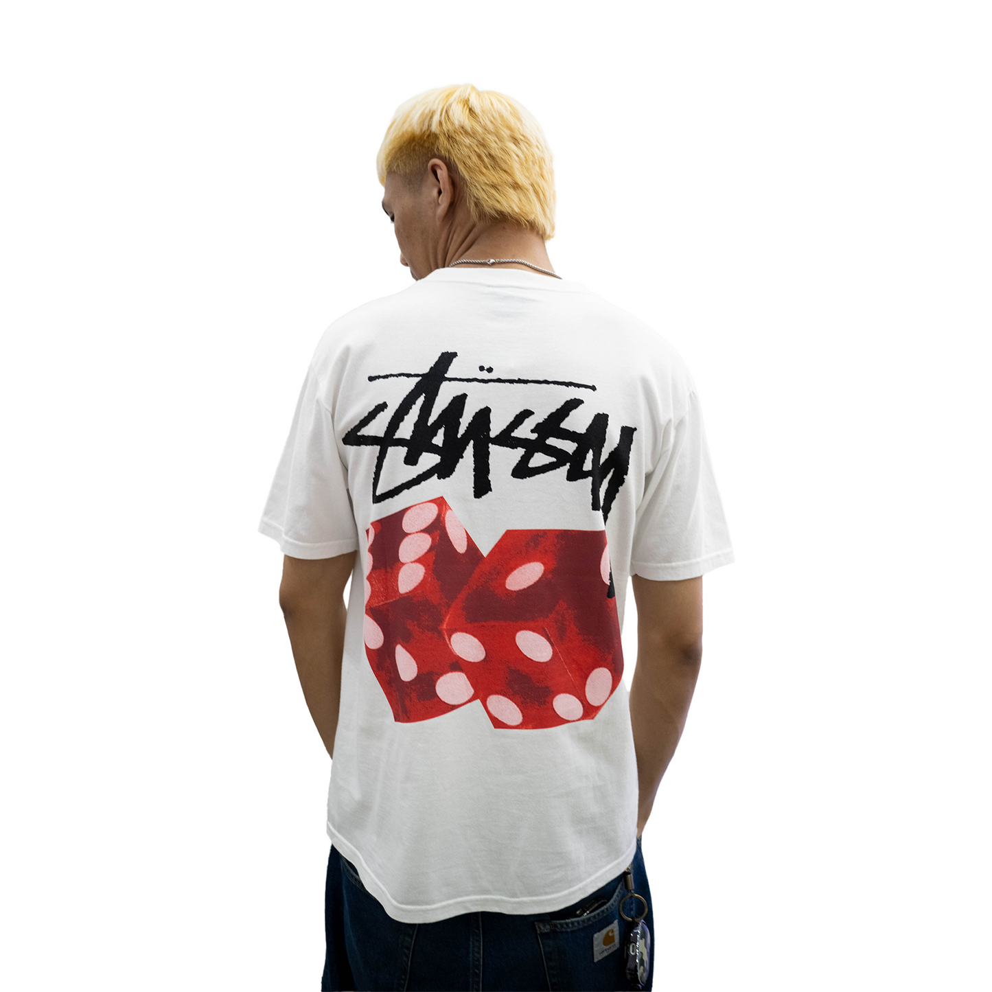 Stussy Diced Out Tee White (SS23)