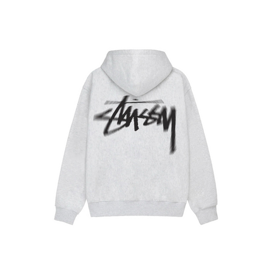 Stussy Dizzy Stock Hoodie Ash Heather (FW24)