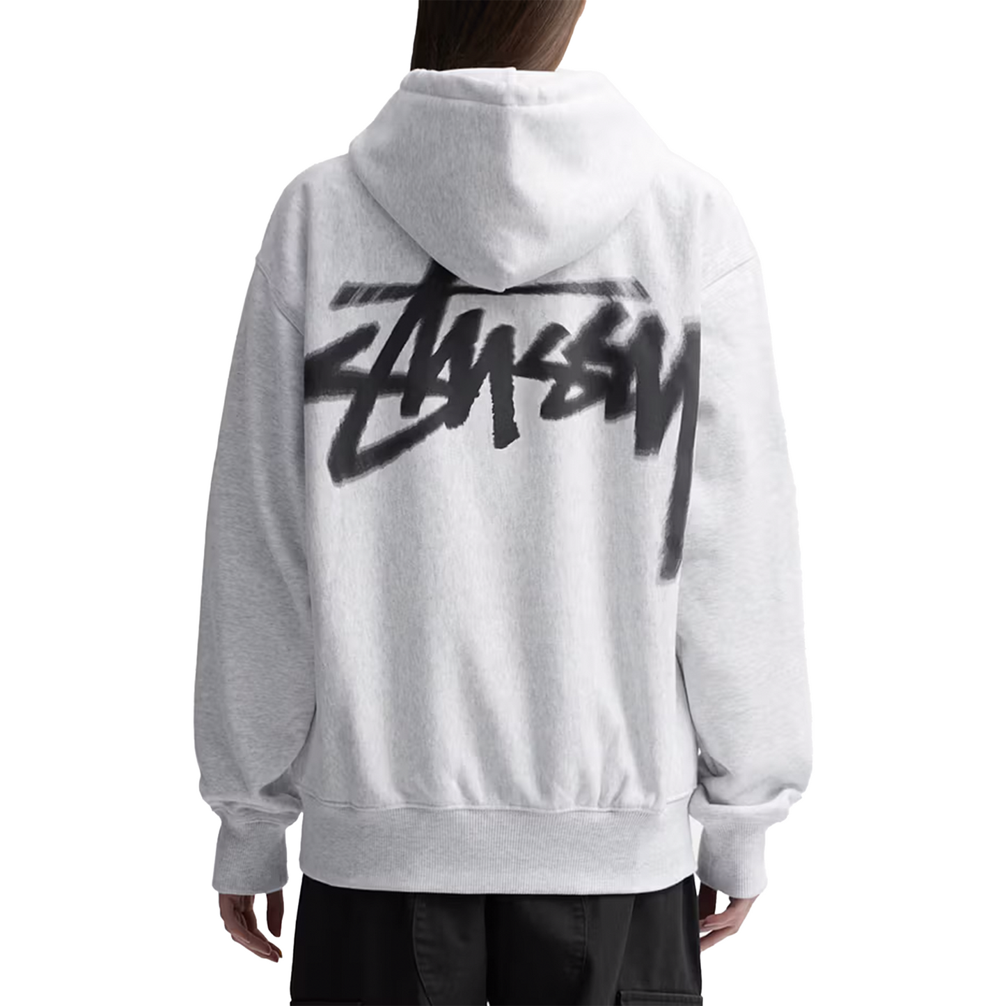 Stussy Dizzy Stock Hoodie Ash Heather (FW24)