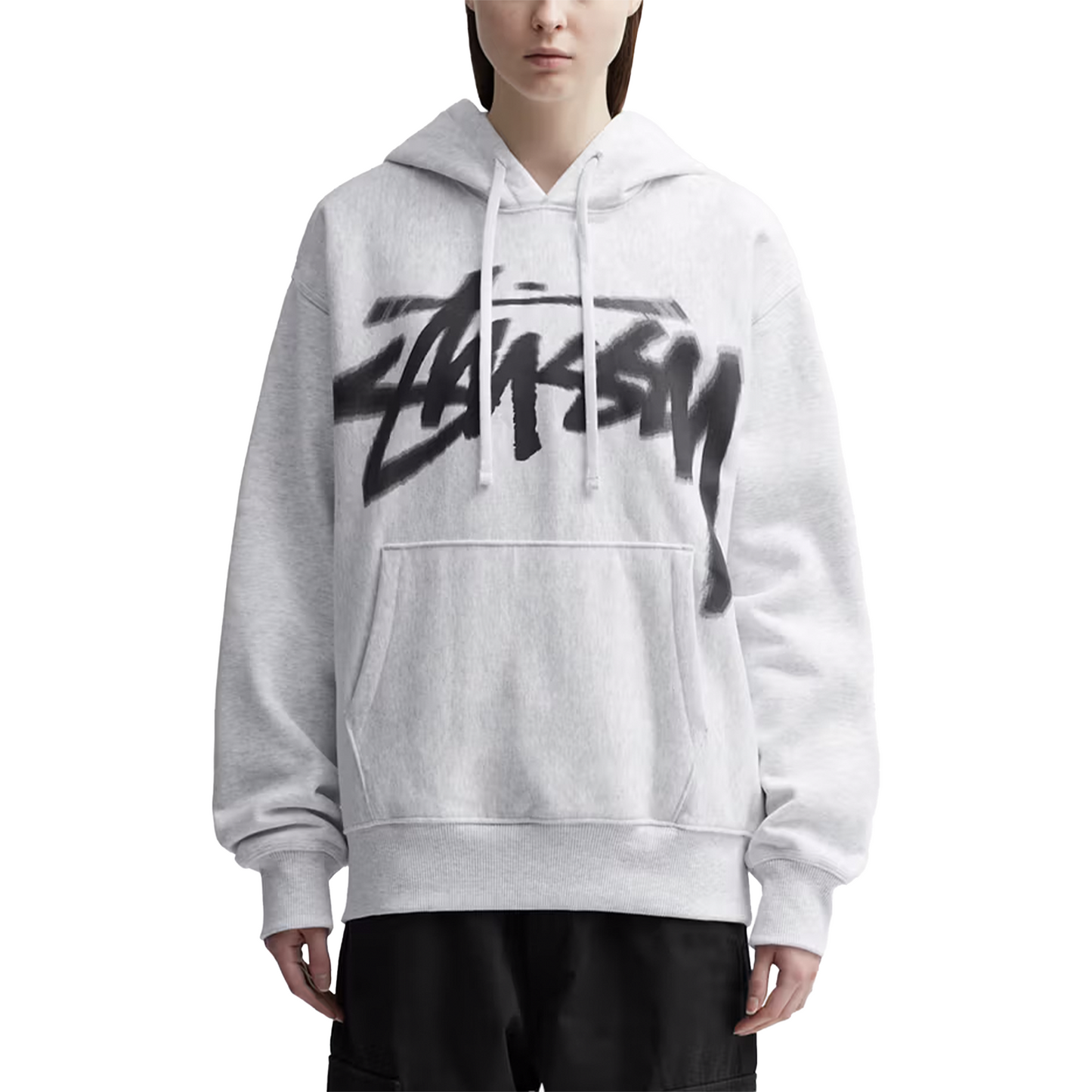 Stussy Dizzy Stock Hoodie Ash Heather (FW24)