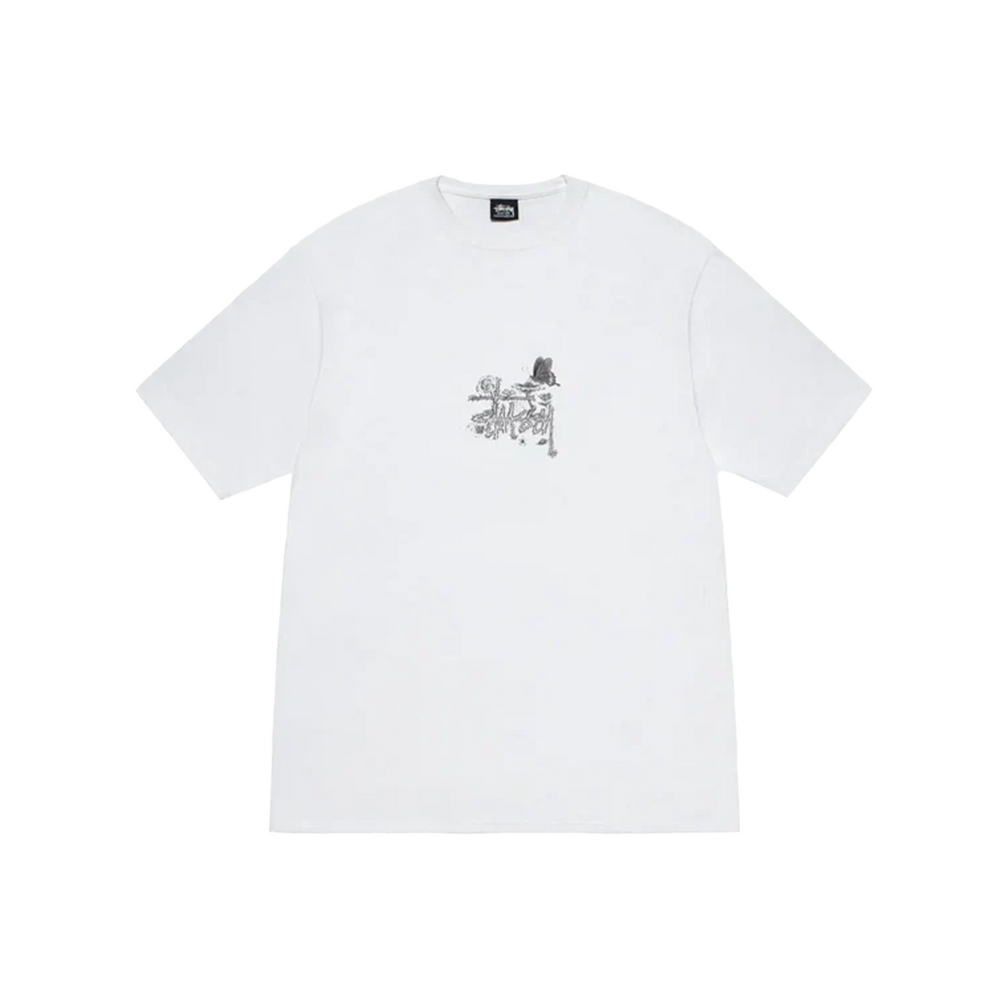 Stüssy In Bloom Tee White (SS25)