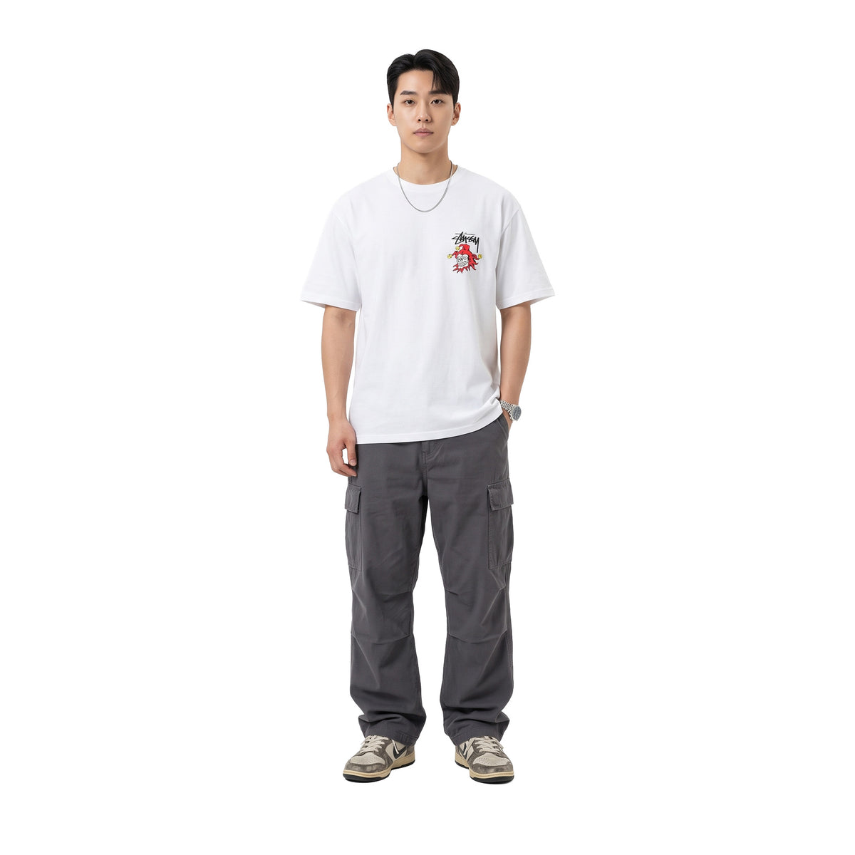 Stüssy Joker Tee White (SS25)
