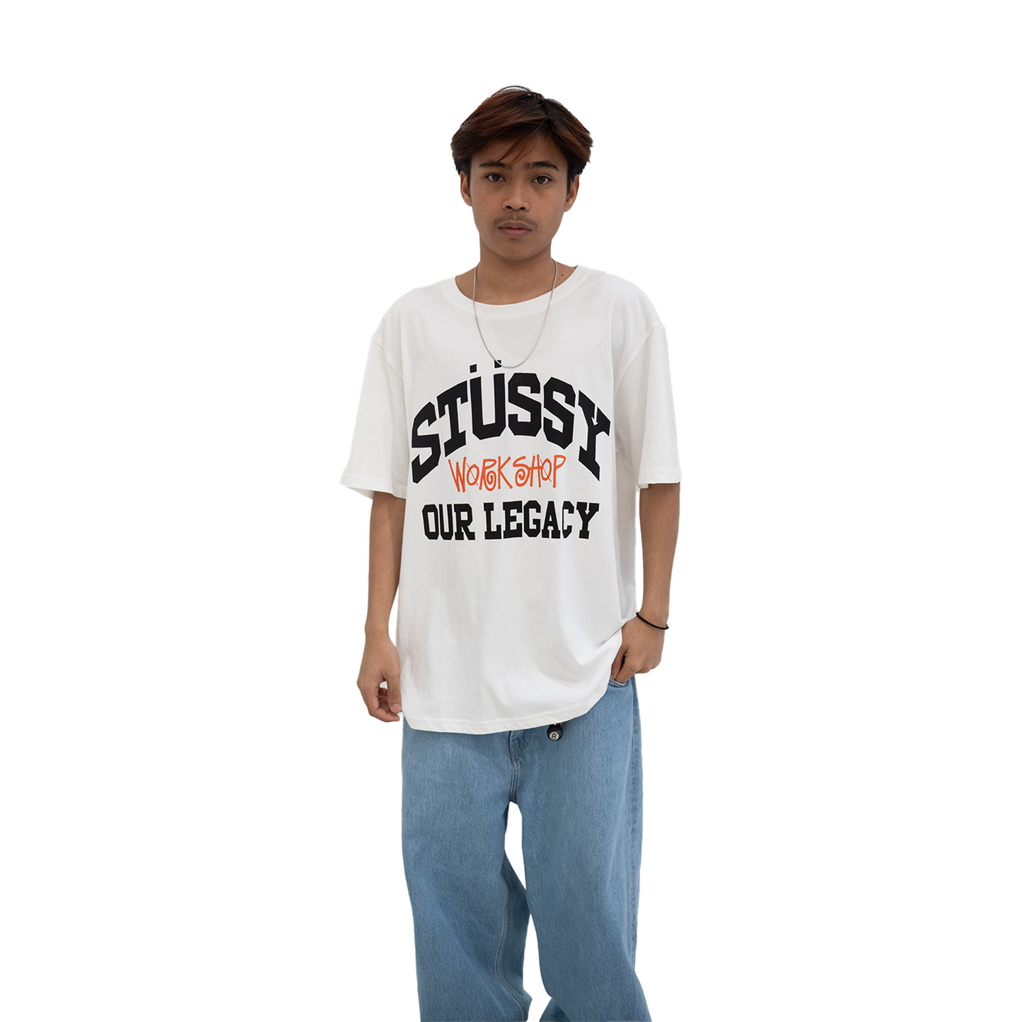 Stussy Our Legacy Collegiate Pigment Dyed Tee Natural (SS24)