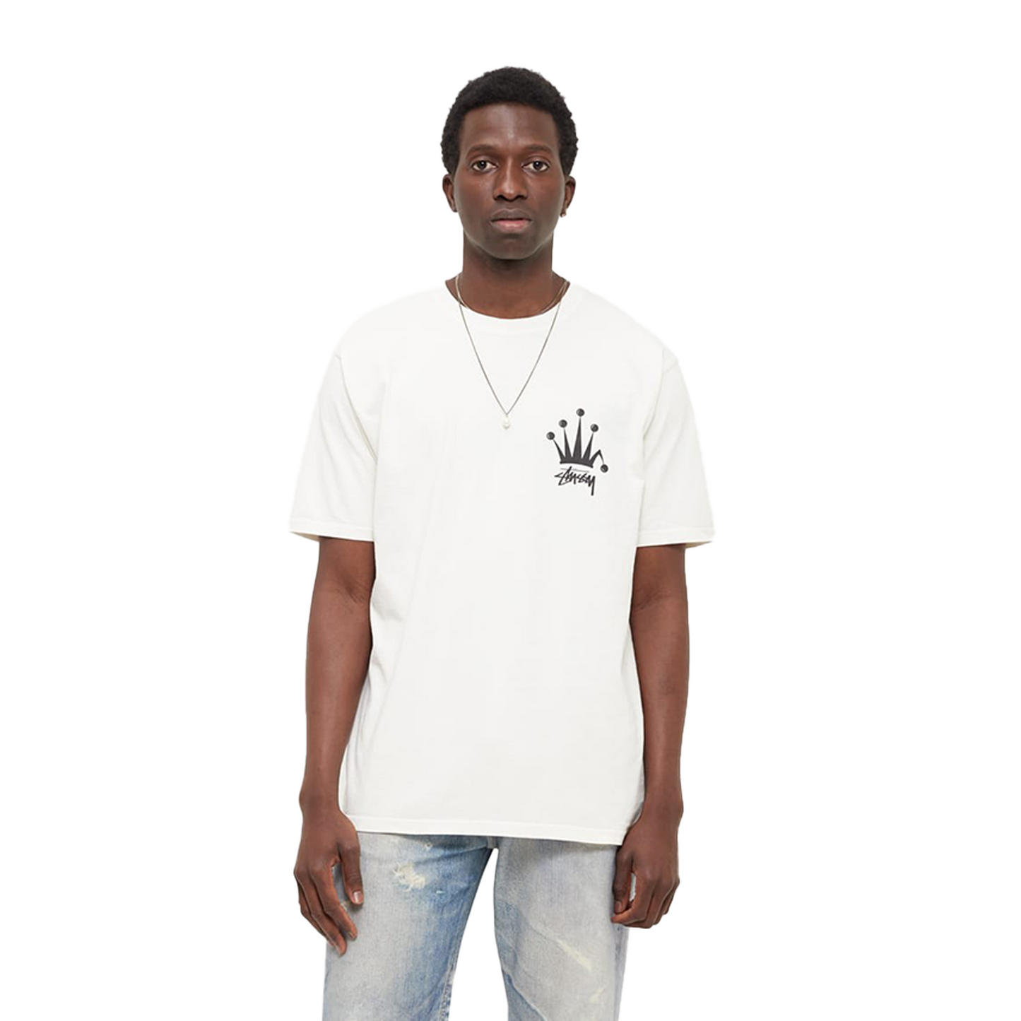 Stussy Regal Crown Tee Pigment Dyed Natural