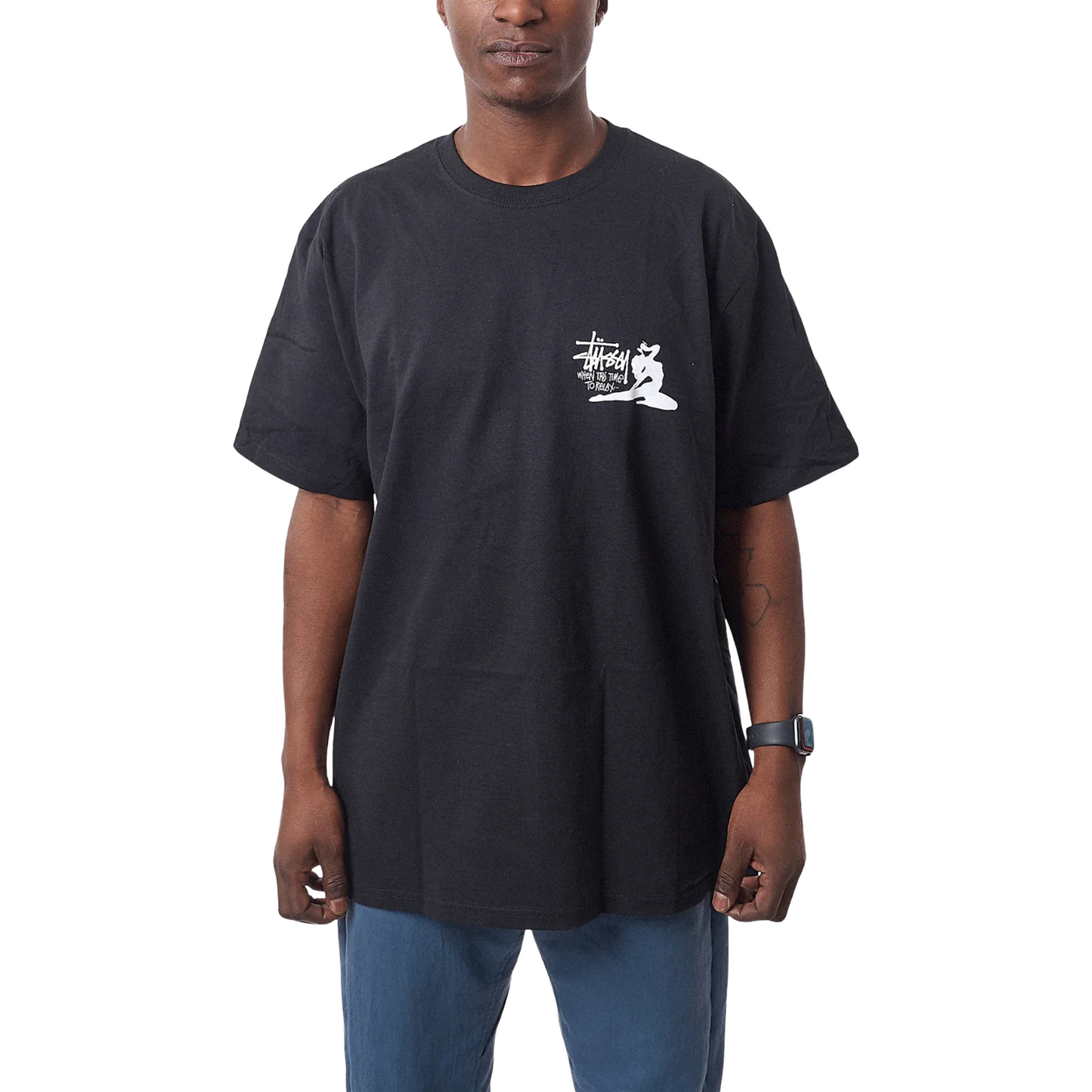 Stussy Relax Tee Black (FW24)