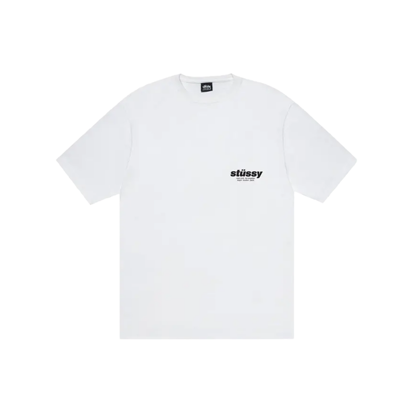 Stüssy Rollers Tee White (SS25)