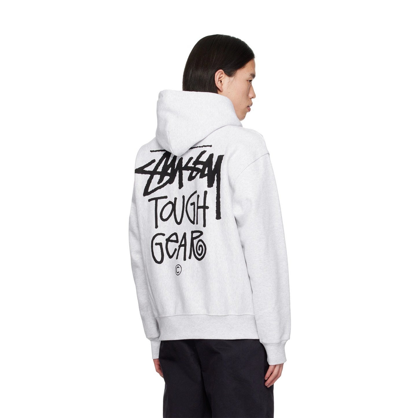 Stussy Tough Gear Hoodie Ash Heather (SS24)