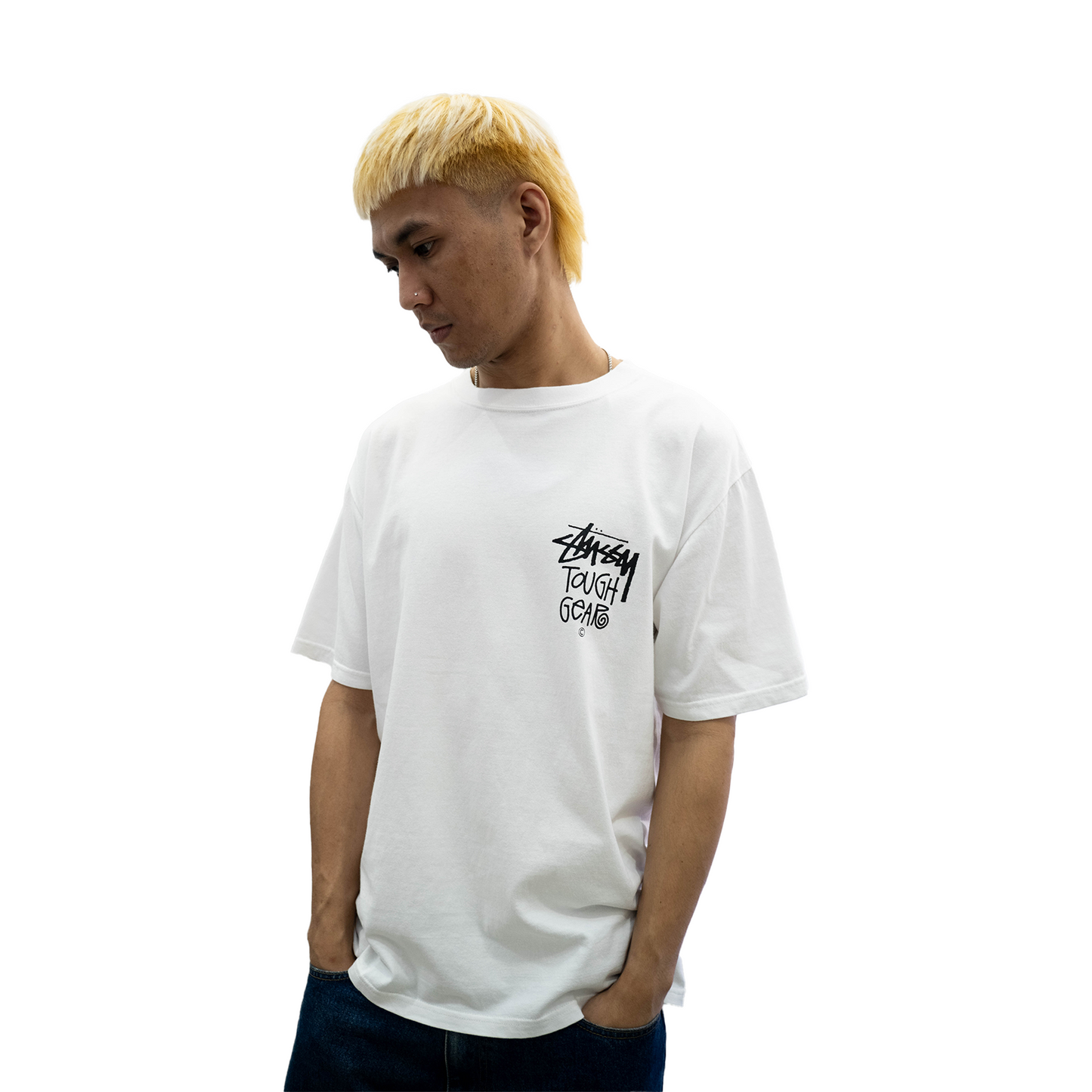 Stussy Tough Gear Tee White (SS24)