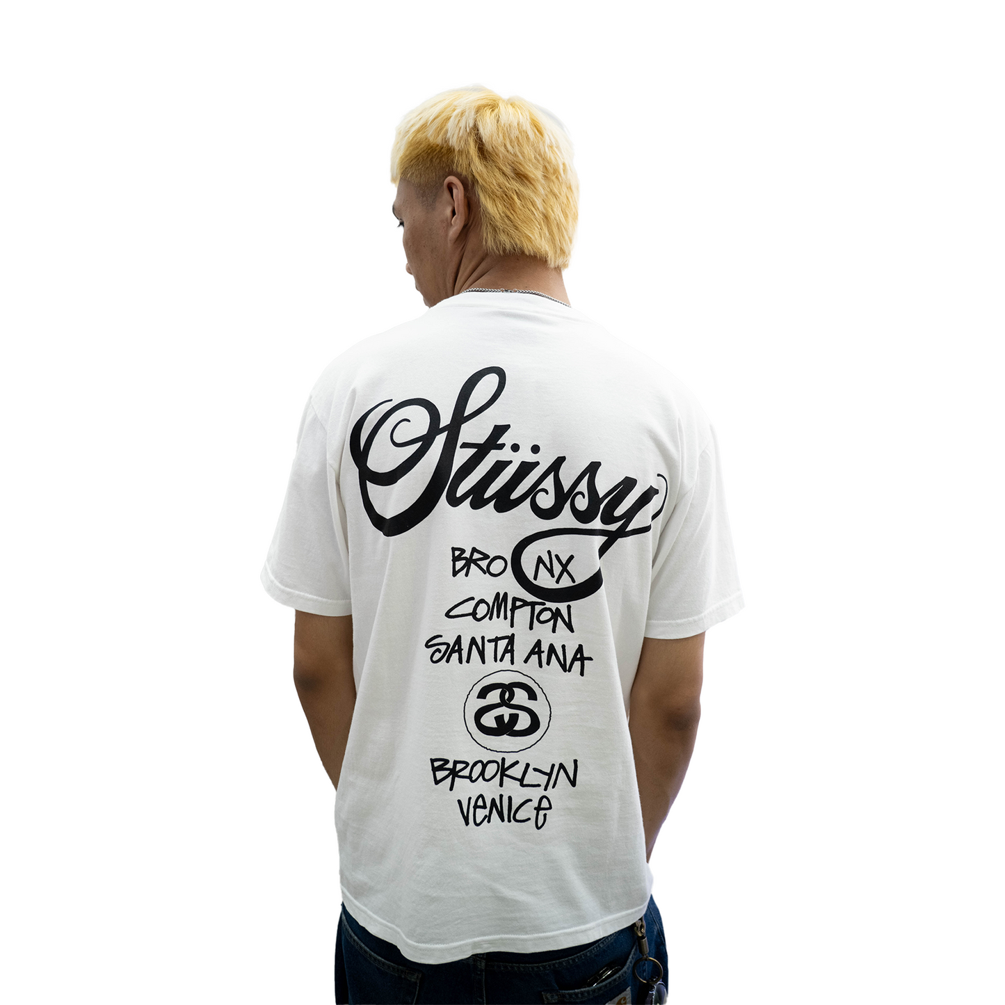 Stussy World Tour Tee White (SS24)