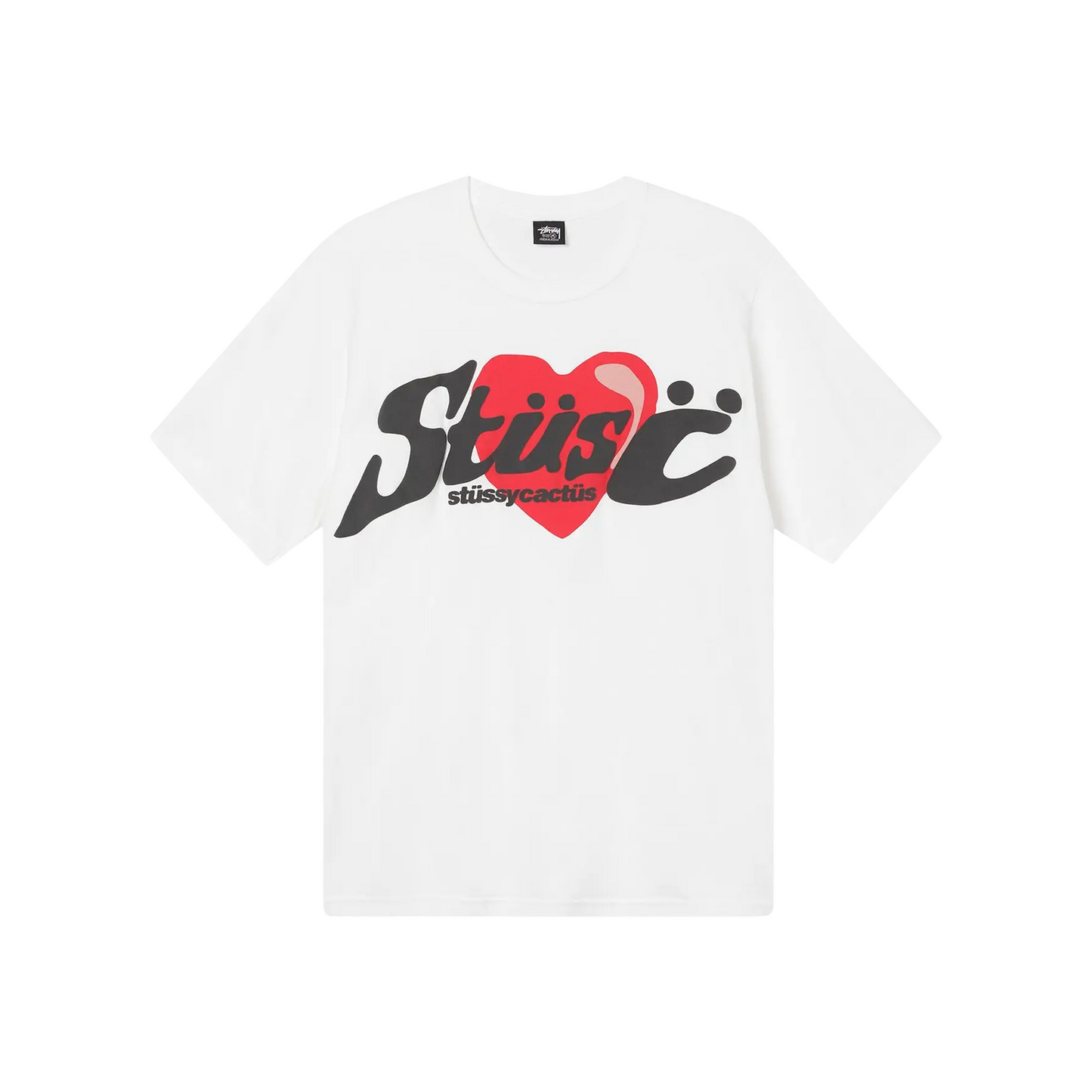 Stüssy x Cactus Plant Flea Market Heart Tee White (SS21)