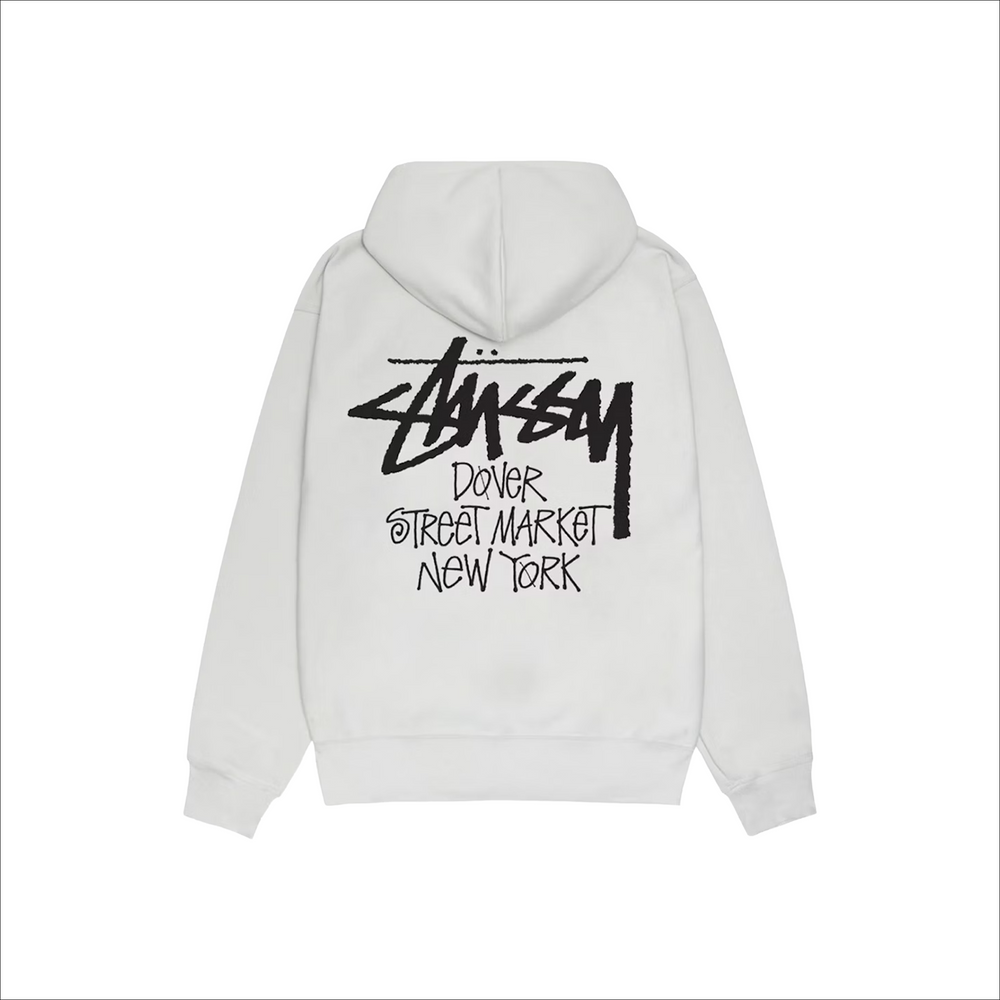 Stüssy x Dover Street Market New York Hoodie Ash Heather (SS21)
