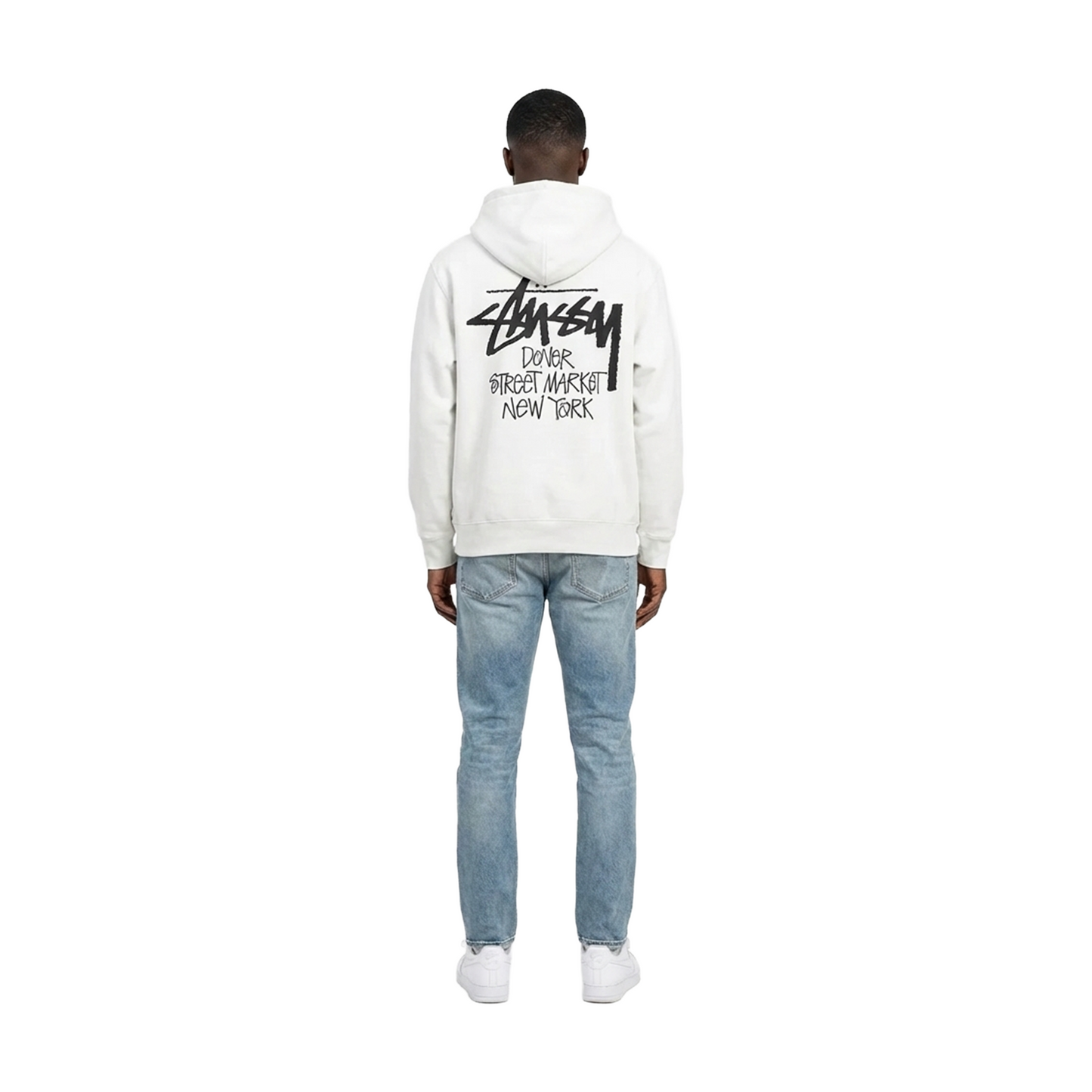 Stüssy x Dover Street Market New York Hoodie Ash Heather (SS21)
