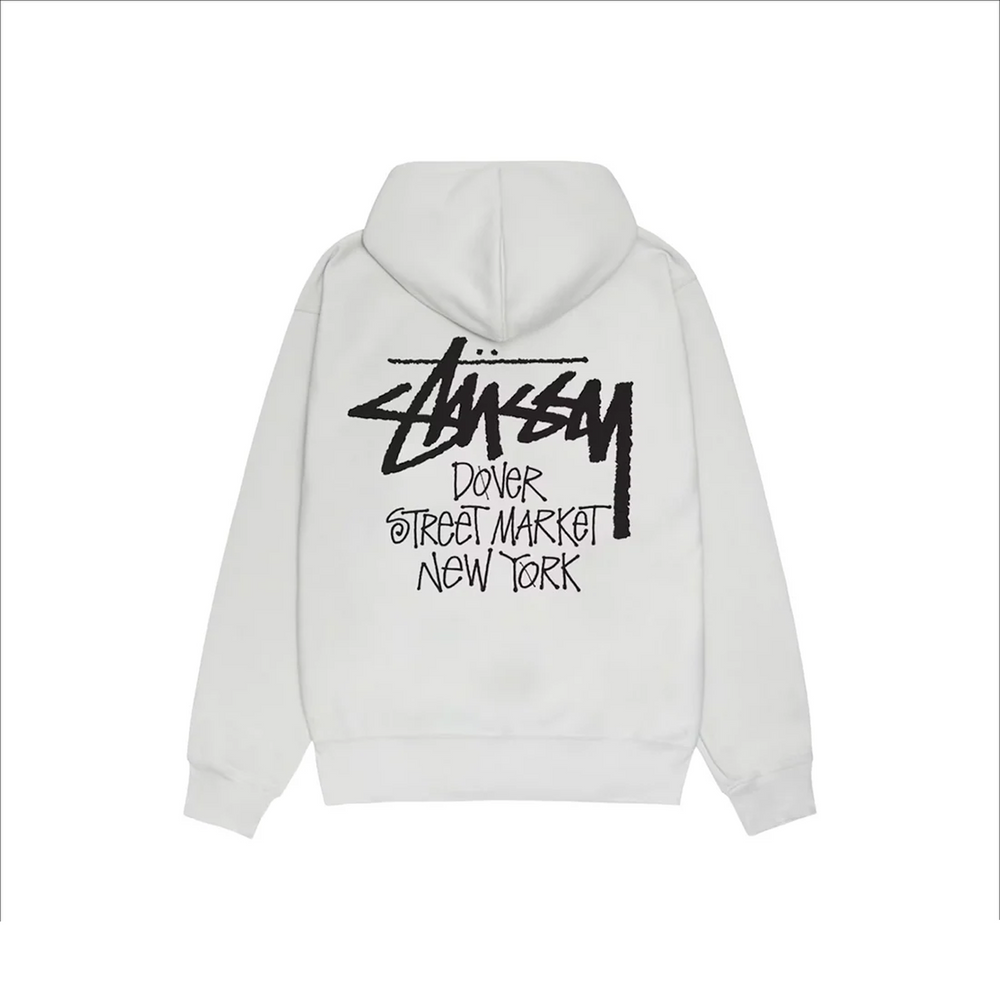 Stüssy x Dover Street Market New York Hoodie Ash Heather (SS21)