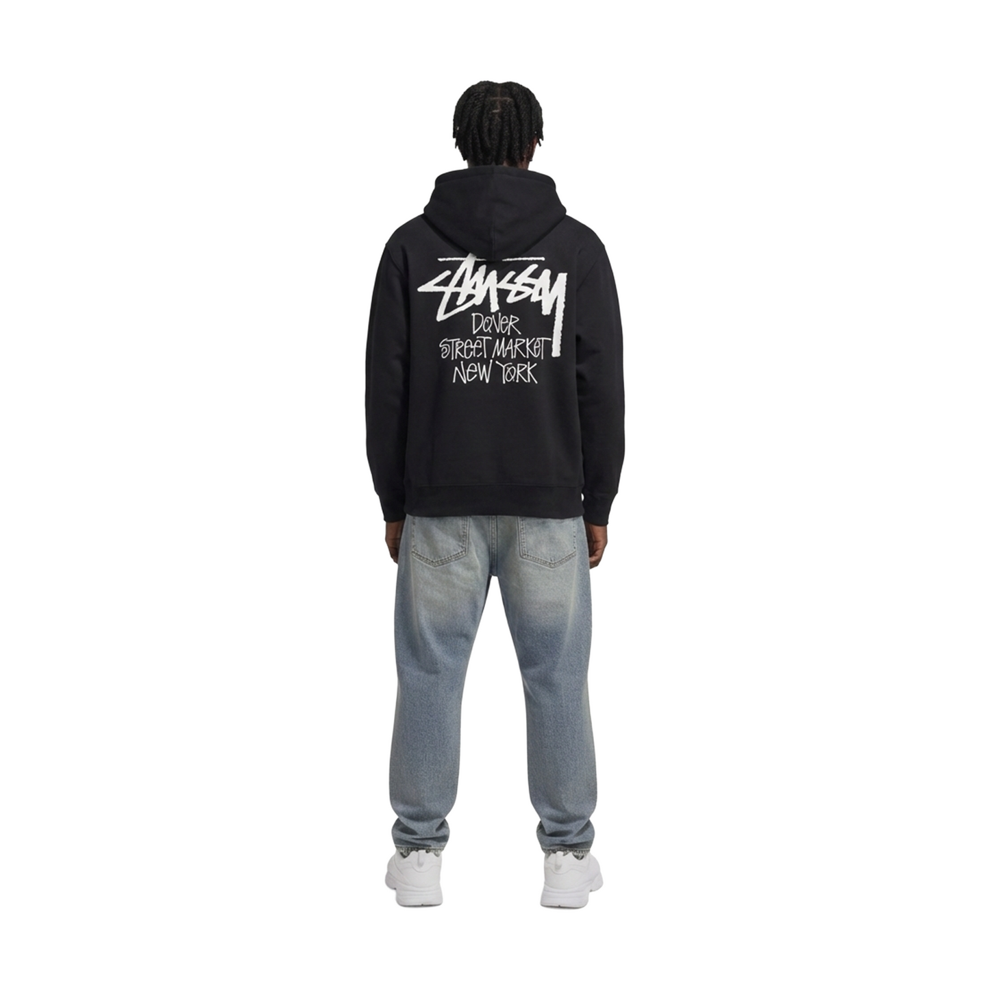 Stüssy x Dover Street Market New York Hoodie Black (SS21)