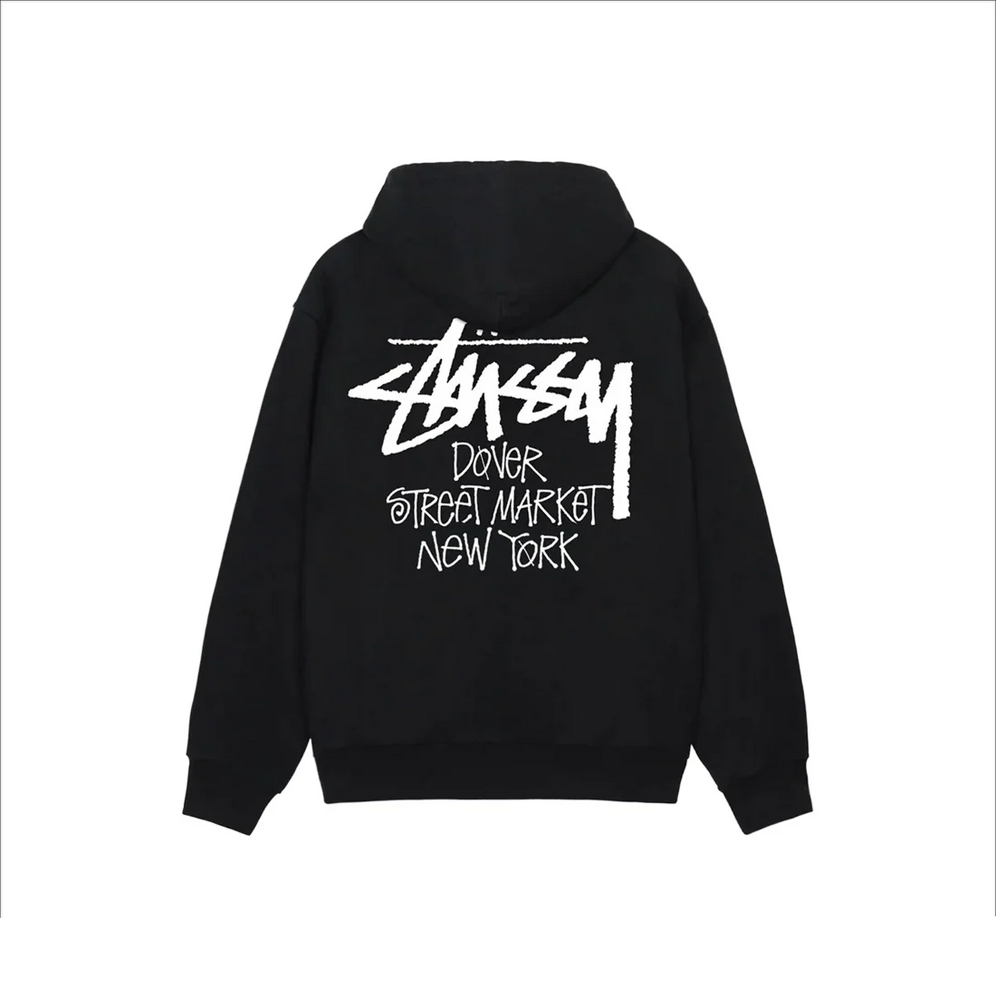 Stüssy x Dover Street Market New York Hoodie Black (SS21)