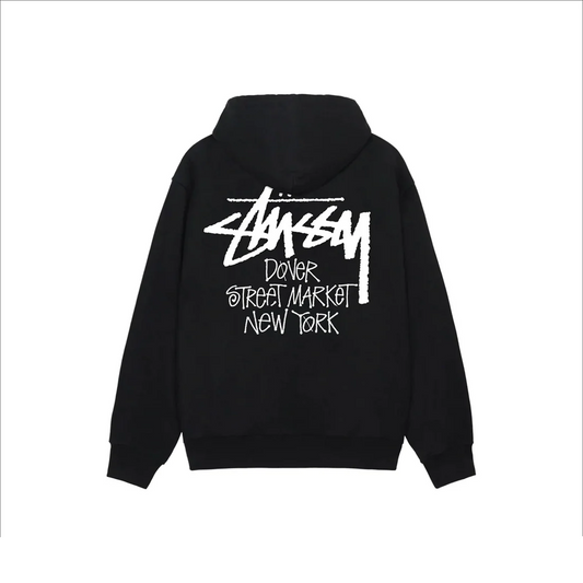 Stüssy x Dover Street Market New York Hoodie Black (SS21)