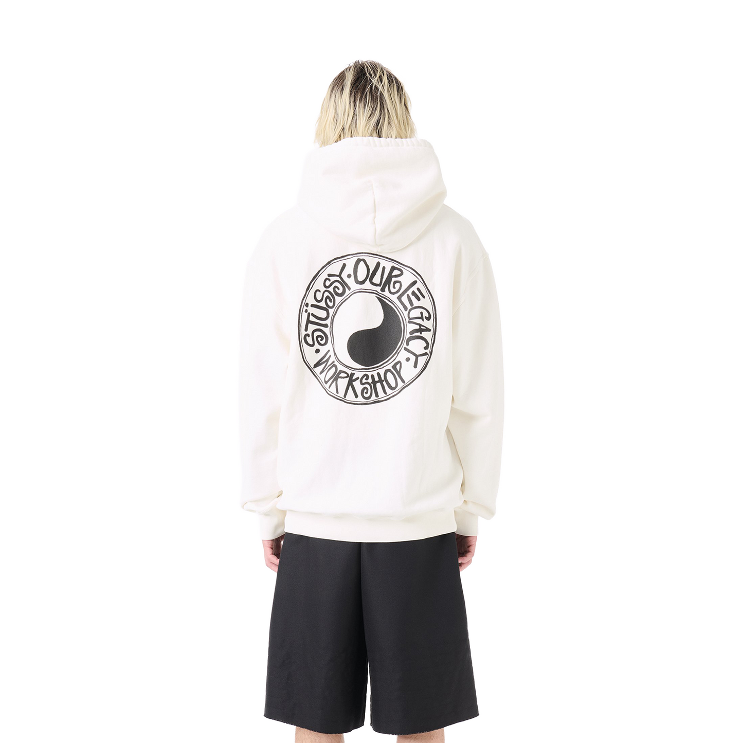 Stussy x Our Legacy Work Shop Buana Pigment Dyed Hoodie White (FW24)