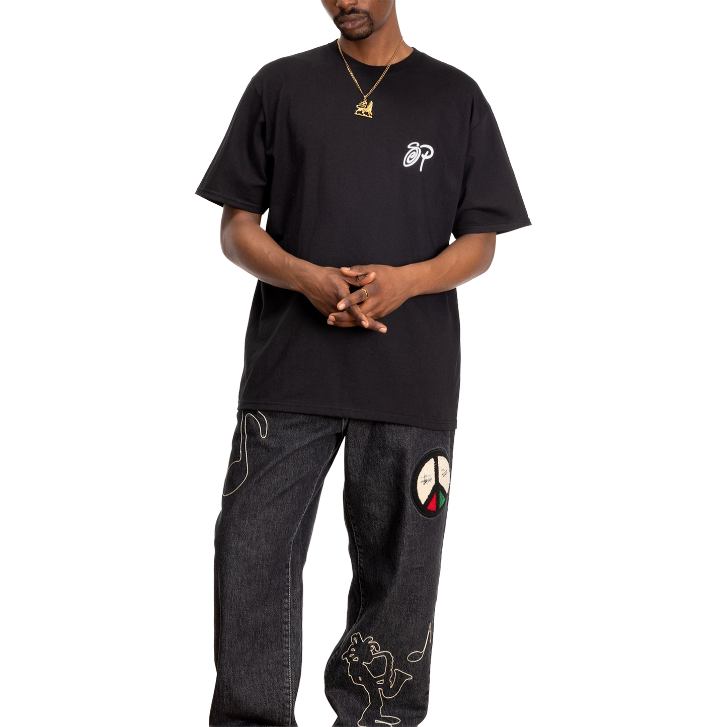 Stussy x Patta Sound Connection Tee Black (SS24)