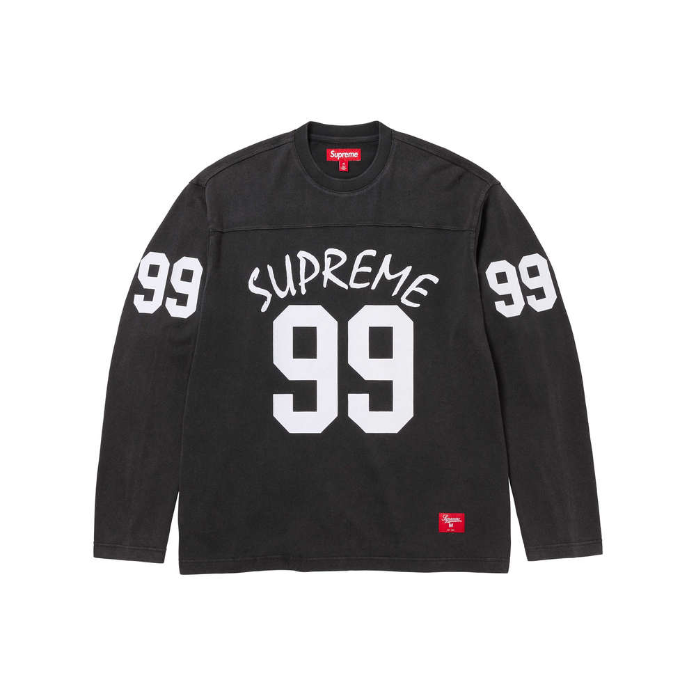 Supreme 99 Long Sleeved Football Tee Black (SS24)