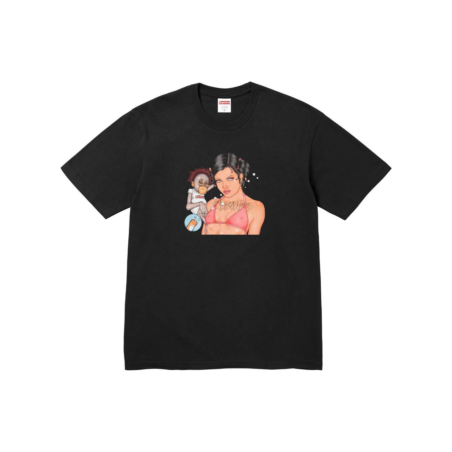 Supreme Angel Tee Black (FW25)