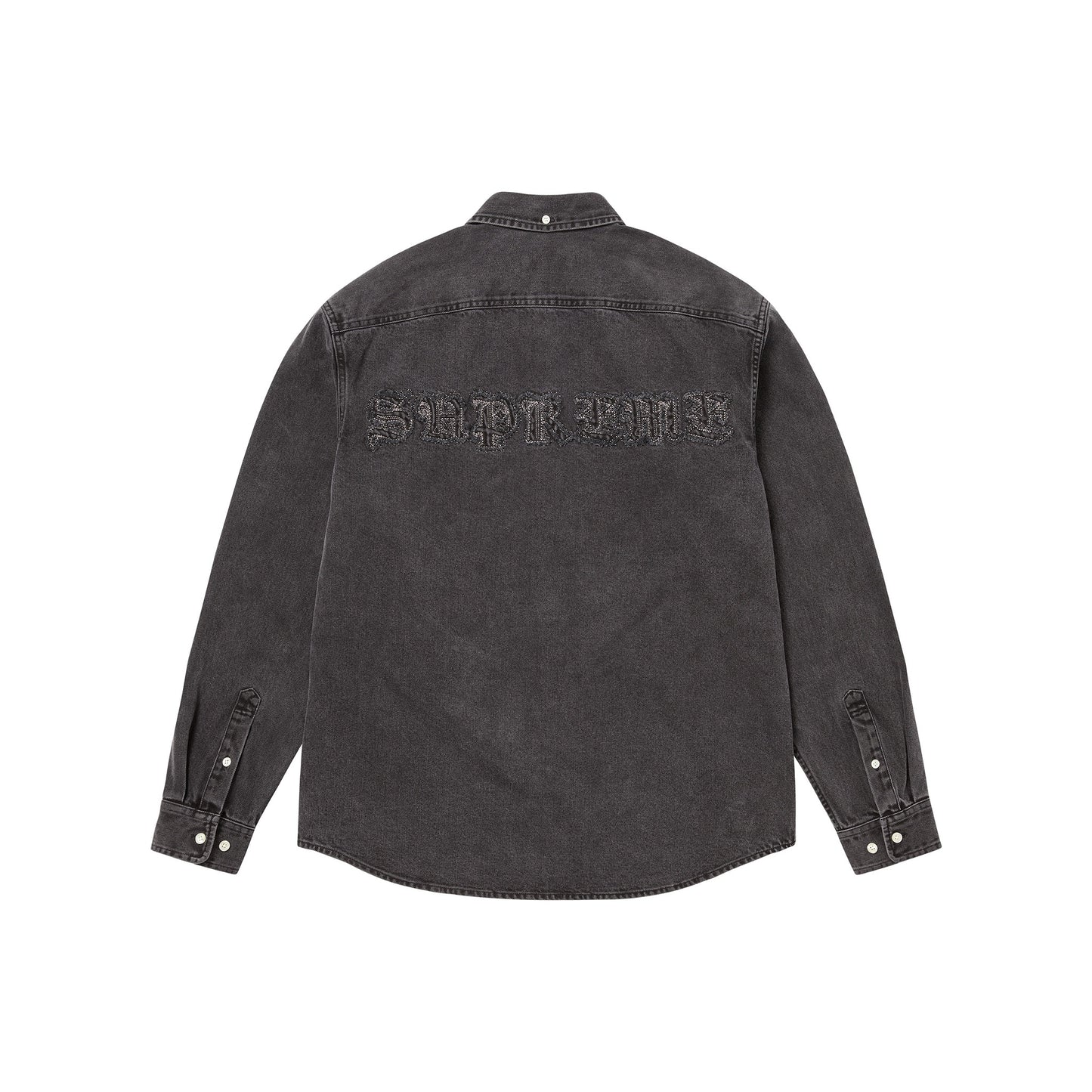 Supreme Applique Denim Shirt Black (FW25)