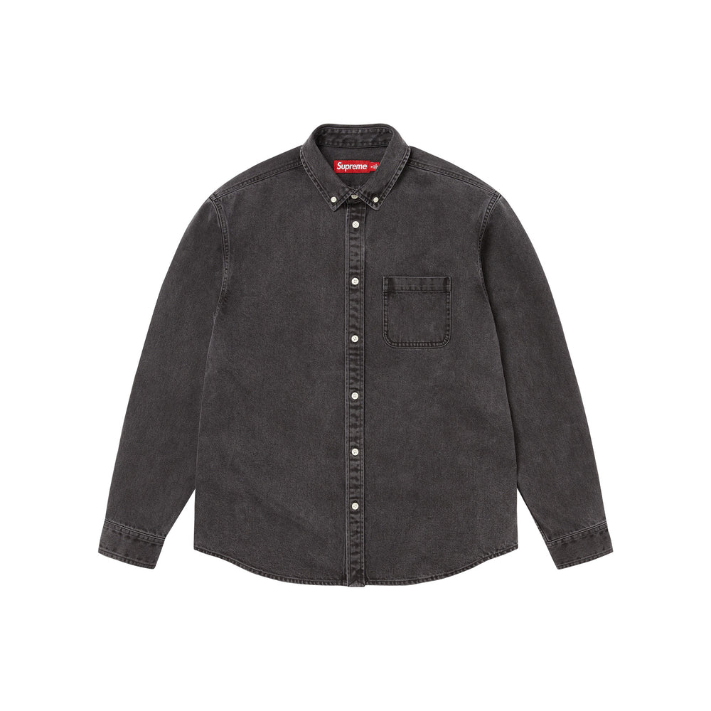 Supreme Applique Denim Shirt Black (FW25)